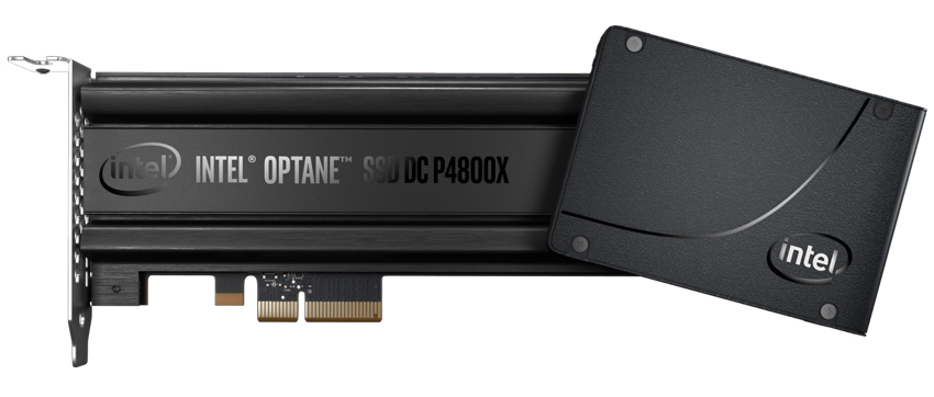 Intel анонсировала твердотельный диск Optane SSD DC P4800X ёмкостью 750 ГБ 