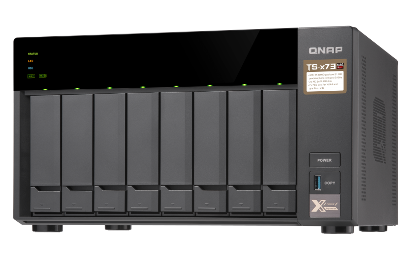QNAP представила новую серию NAS-серверов TS-x73 