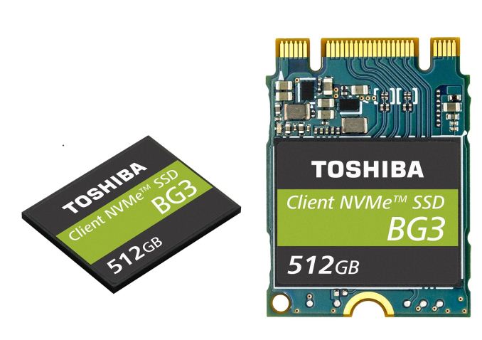 Toshiba анонсировала новые твердотельные накопители серии BG3 