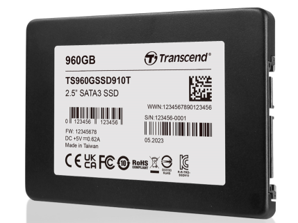 Transcend выпустила 2,5-дюймовый SSD-накопитель корпоративного класса SSD910T