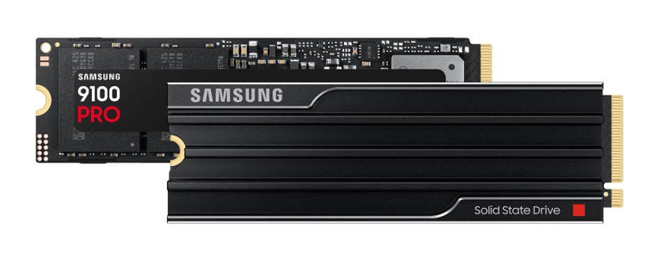 Samsung анонсировала новый SSD 9100 PRO емкостью 8 ТБ